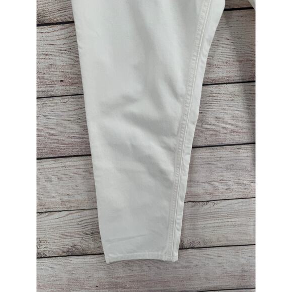Everlane High Rise Cheeky Straight Jean Womens 31R White NEW - Picture 5 of 11